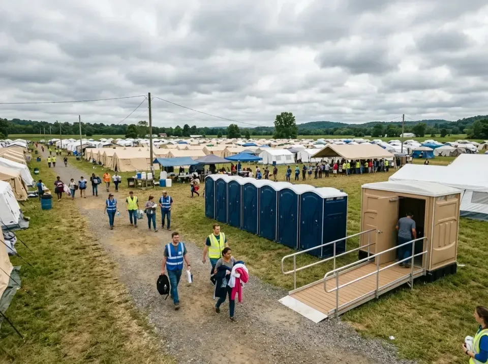 disaster-relief-camp-restrooms-010 — frequently asked questions, Dumpster & Portable Bathrooms Rental in Los Altos Hills, CA